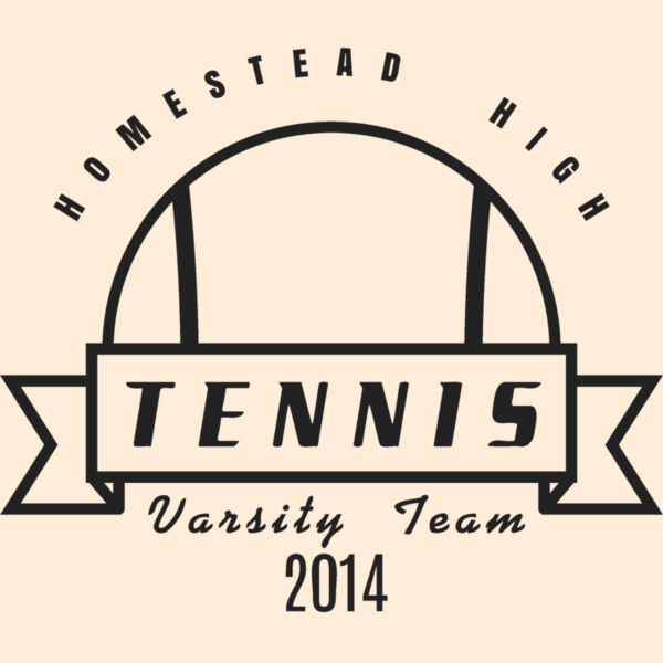 Tennis Template DNT001 BW Thumbnail