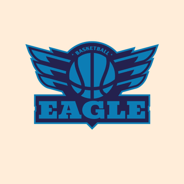 Eagle Basketball Logo Template Thumbnail