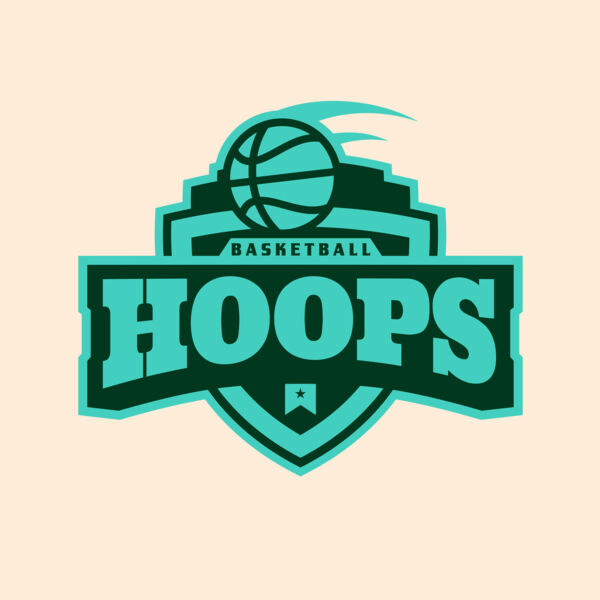Hoops Basketball logo template 02 Thumbnail