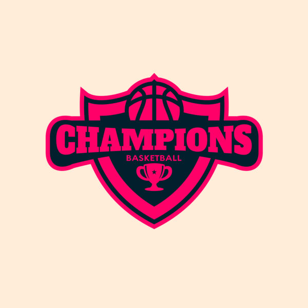 Champions Basketball League logo template Thumbnail