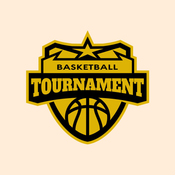 Tournament Basketball logo template 02 Thumbnail