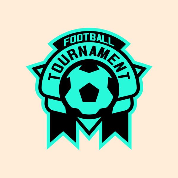 Tournament Football logo template Thumbnail