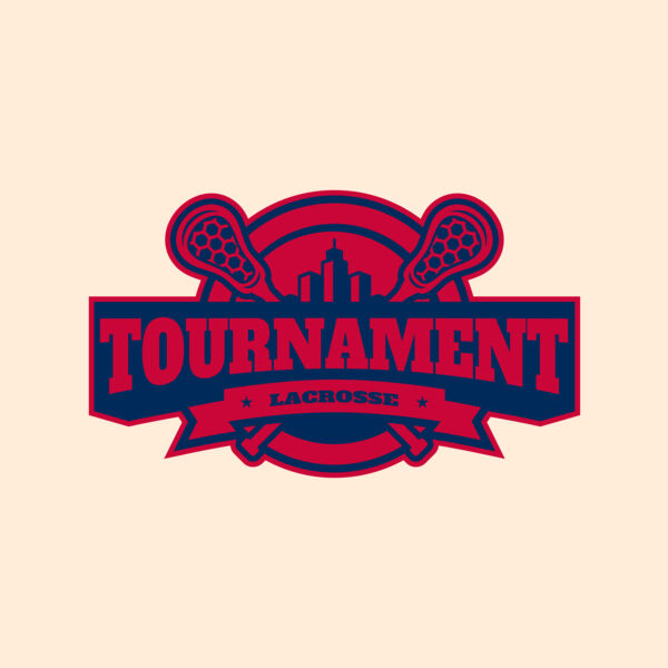 Tournament Lacrosse Logo Template Thumbnail
