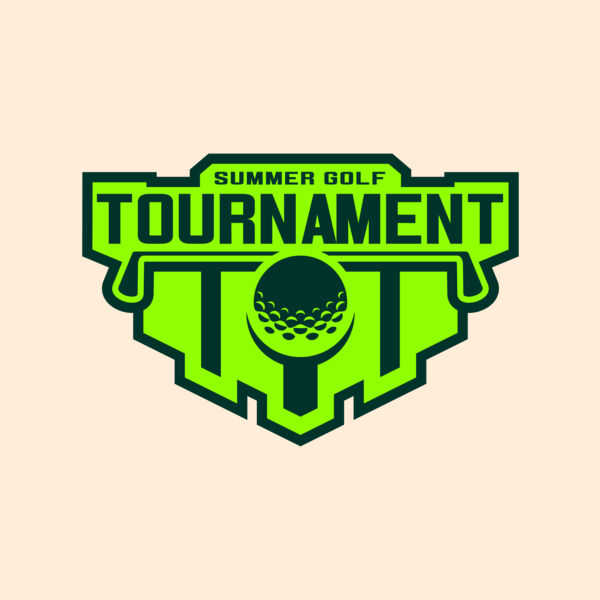 Tournament Summer golf logo template Thumbnail