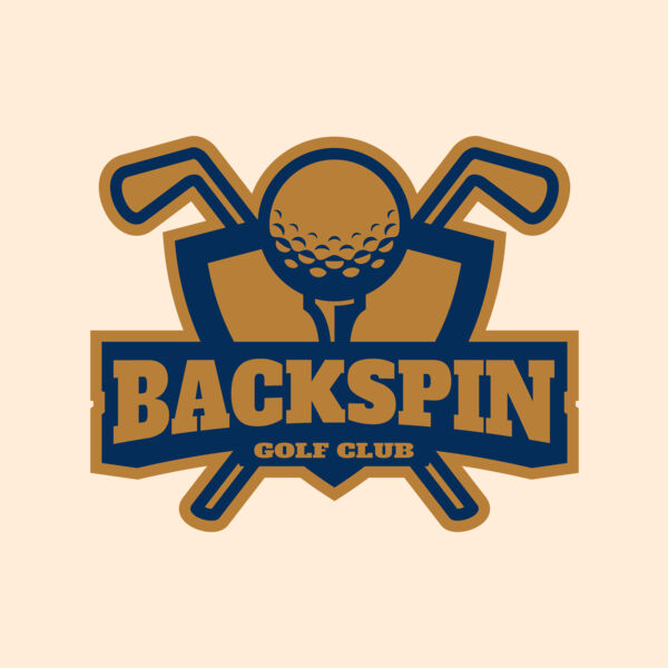 Backspin Golf Club logo template Thumbnail