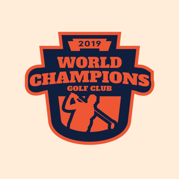 World Champions Golf club logo template Thumbnail