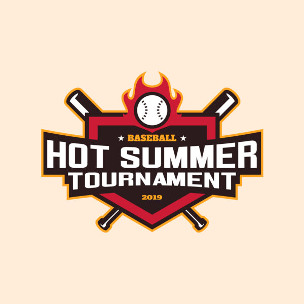 Hot Summer Tournament Baseball logo 01 Thumbnail