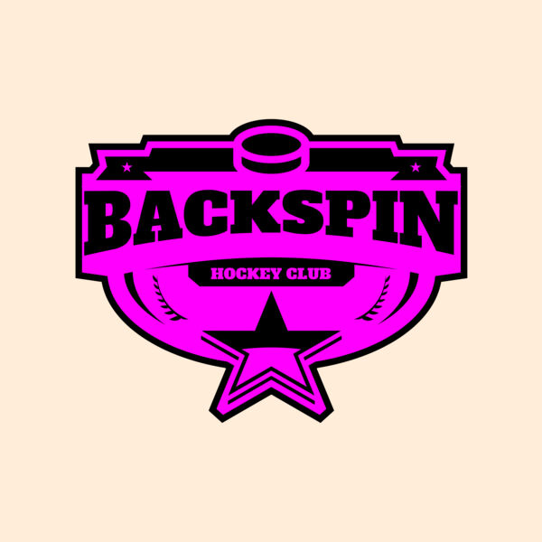 Backspin Hockey Club logo template Thumbnail