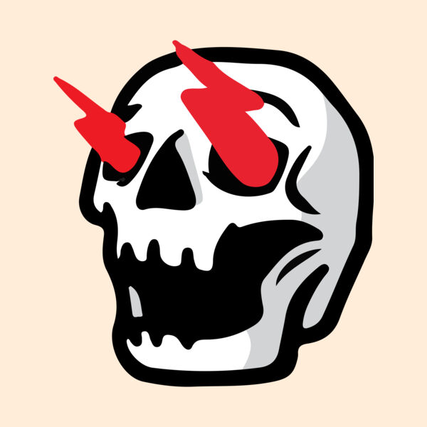 Elements Skull logo template Thumbnail