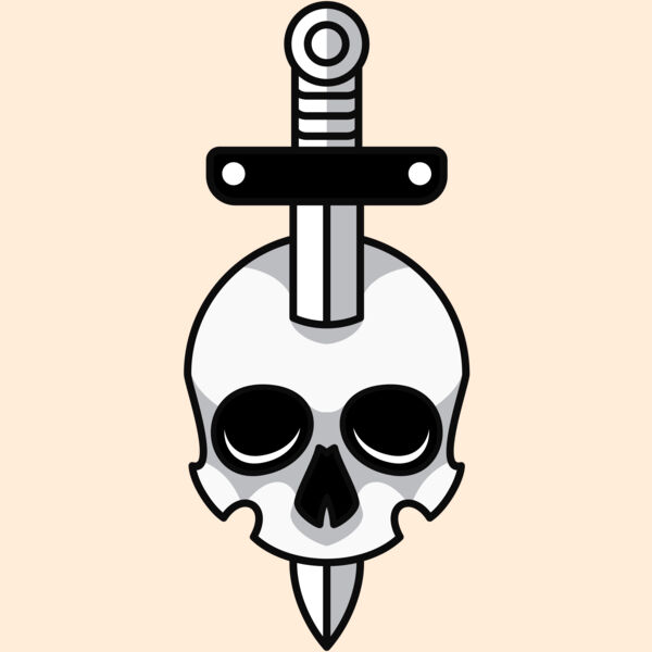 Elements Skull logo template 07 Thumbnail