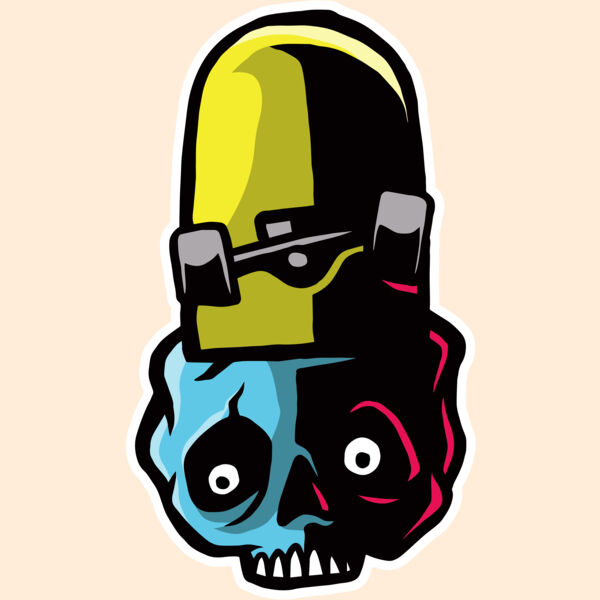 Elements Skulls logo template 105 Thumbnail