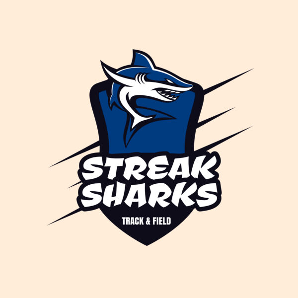 Sharks Track & Field Team Logo 01 Thumbnail