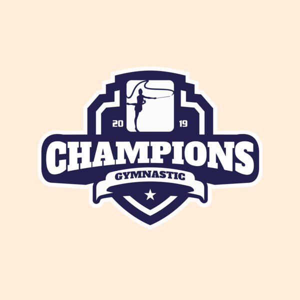 Champions Gymnastic logo template 02 Thumbnail