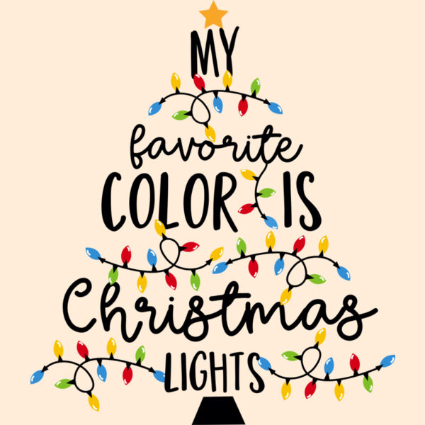 My favourite colour is christmas light Thumbnail
